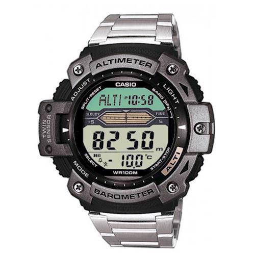 Image of Classic sort resin med stål (3202) multifunktions quartz Herre ur fra Casio, SGW-300HD-1AVER